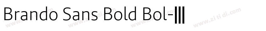 Brando Sans Bold Bol字体转换